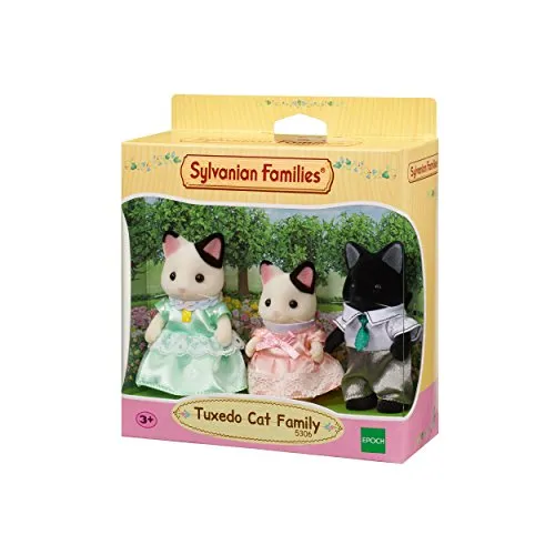 Sylvanian Families 5306 Tuxedo Katzen Familie 3er Set