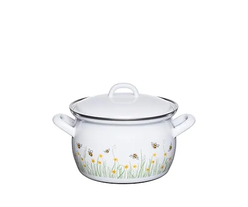 Riess Fleischtopf Weiß, 4,5L von Riess