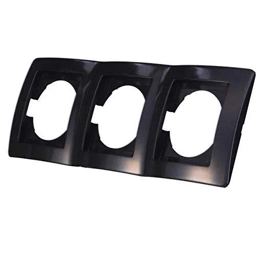 EKONOMIK 3-fach UP-Rahmen horizontal, anthrazit
