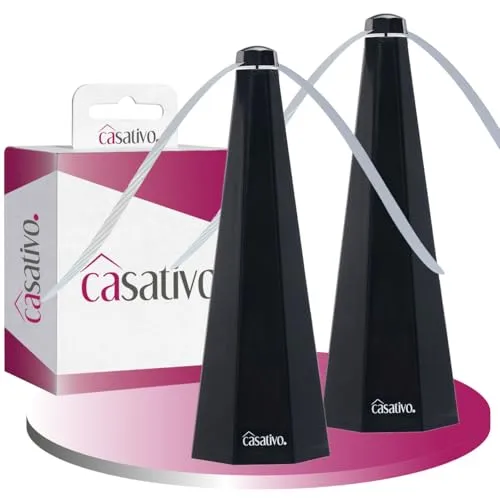 Casativo Mobiler 2-Flügel Insektenvertreiber Batterie & USB: Sanfte, effektive Fliegenabwehr für Tisch & unterwegs, flexibel beim Essen & Outdoor
