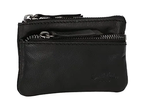 Gusti Schlüsselanhänger Leder - Fia Schlüsselband Lederanhänger Schlüsseletui Schlüsselanhänger Schwarz Leder