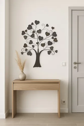 Dekorativer Baum als Wandschmuck