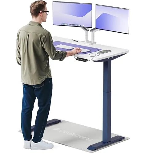 Desktronic HomeOne – Elektrisch höhenverstellbarer Schreibtisch mit Touchscreen-Steuerung