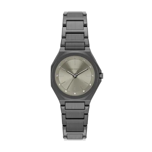 Armani Exchange Damen 34MM Gunmetal Edelstahl Uhr, AX4625