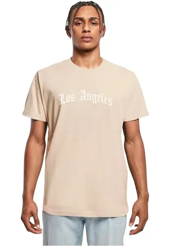 Mister Tee Herren T-Shirt 100% Baumwolle Sand XL