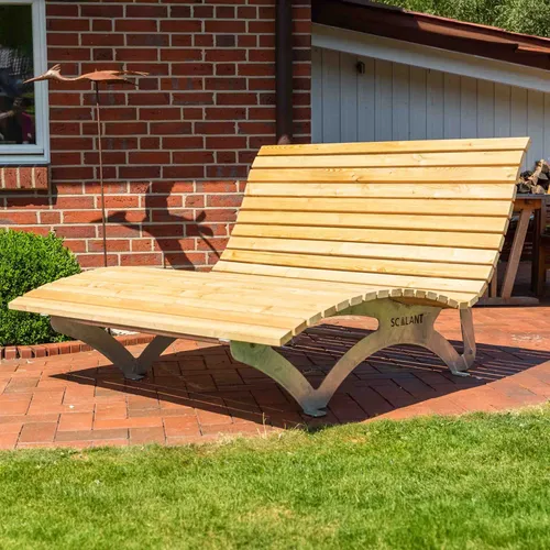 SCALANT Waldsofa Classic mit Polsterauflage Wave