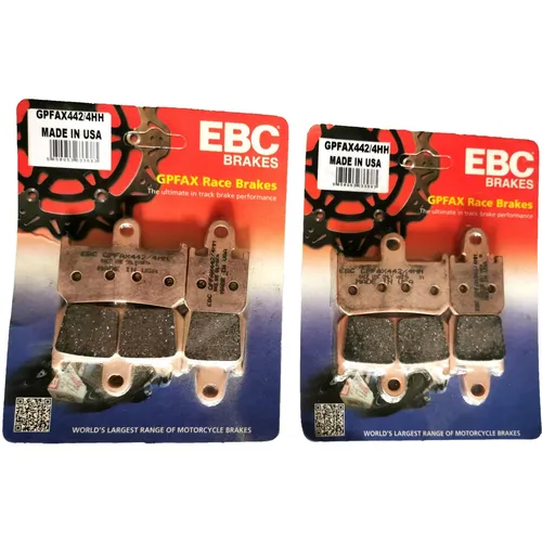 2x Race Bremsbeläge vorne GPFAX442/4HH für Yamaha YZF-R1 2007-17 MT-01 VMX-17