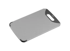 Silit Schneidebrett - Antibakterielles Küchenzubehör in Grau - Praktisches Schneidebrett aus Kunststoff (32x20 cm) mit antibakterieller Oberfläche. Ideal für hygienisches Schneiden von Gemüse und Zutaten in Ihrer Küche.