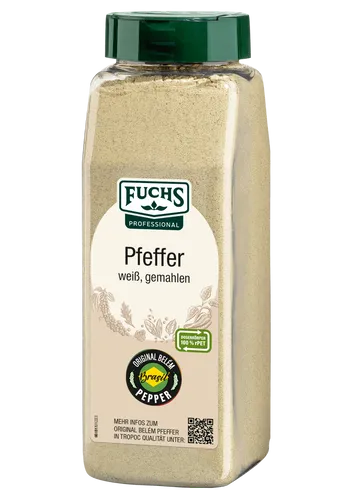 Fuchs Prof Pfeffer weiß gemahlen   0.6kg 4027900604721