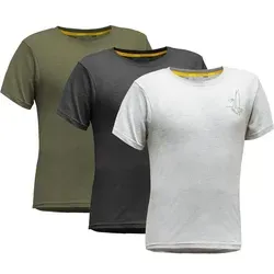 Pfanner® T-Shirt HOLZER, 3er-Set - Ideal für Förster - Trainingsbekleidung: 3 bequeme T-Shirts aus leichtem Single-Jersey-Gewebe, 100% Baumwolle für hohen Tragekomfort und perfekte Passform, ideal für Waldarbeiter und Outdoor-Aktivitäten.