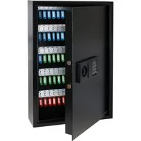 HMF Schlüsseltresor mit Zahlencode – Sicherer Schlüsselsafe für bis zu 108 Schlüssel