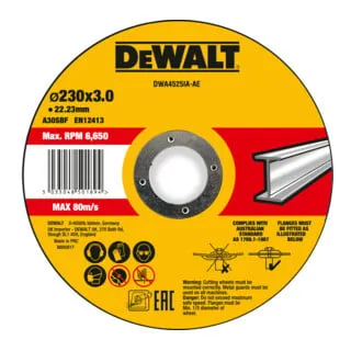 DEWALT High Performance Trennscheibe 230x3x22,23mm Metall Typ 42 (gekröpft) DWA4525IA-AE