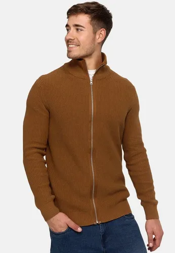 Indicode Sweatjacke Dodson XL - Braun - Funktionsjacke aus 100% Baumwolle, ideal für lässige Outfits und komfortable Bewegungsfreiheit.