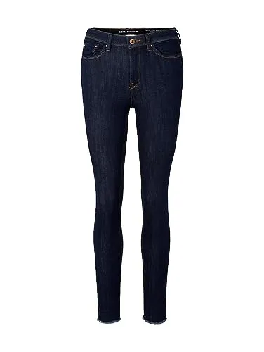 Tom Tailor Jeans - Skinny Fit in Dunkelblau - W28 - Jeans in High Waist Skinny Fit, ideal für einen modernen Look. Mit 5-Pocket-Design und komfortablem Verschluss für perfekten Sitz.