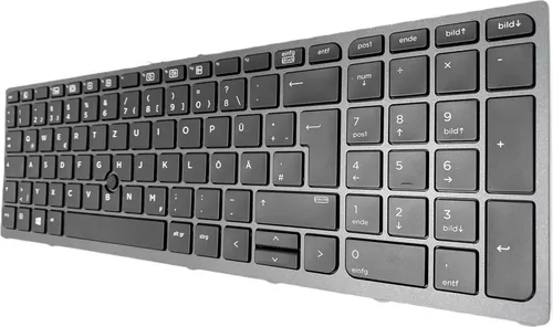 DEUTSCHE - Tastatur mit Beleuchtung LED , Trackpoint kompatibel für HP ZBook 15 G3 (T7V52ET)