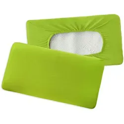 Traumschlaf Premium Interlock Jersey Universal Bezug für Nackenstützkissen ca. 40x60 cm - 40x80 cm | apfelgrün - grün