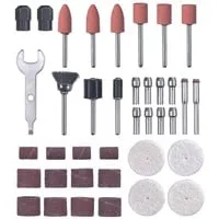 Doppelschleifer Zubehör-Set, Schleif- / Poliermittel 38-teilig