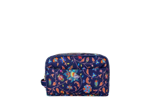 Oilily Pocket Cosmetic Bag - Kulturbeutel mit 2 Hauptfächern, wasserabweisend und ideal für eine sortierte Aufbewahrung Ihrer Kosmetika – perfekt für Reisen!
