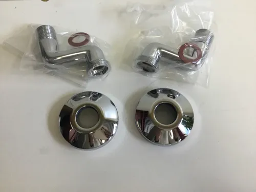 Hansa S-Anschluss offen Chrom, 45mm, 2 Stück