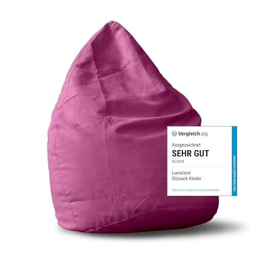 Lumaland Sitzsack Luxury XL in pink von Lumaland