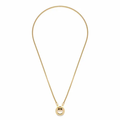 JEWELS BY LEONARDO Halskette Clip & Mix Lolita - Ketten für Damen, goldfarbene Edelstahl-Venezianer-Basickette mit Charm-Ring, allergikerfreundlich und robust, ideal als Geschenk.