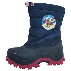 Lurchi Jungen Mädchen 63L8023002 Schneestiefel, Navy, 24 EU - Gummistiefel für Kinder, ideal für Schnee und Allwetter, mit rutschfester Sohle für sicheren Halt beim Spielen im Freien.