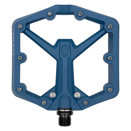 Crankbrothers Pedal Stamp 1 Large Blau Gen 2 - Fahrradpedale mit großem Kontaktbereich für optimalen Grip und Kontrolle auf der Strecke.