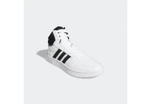 ADIDAS SPORTSWEAR Hoops 3.0 Mid Lifestyle Basketball Sneaker - Sneaker mit lässigem B-Ball-Vibe, Obermaterial aus Synthetikleder für hohen Tragekomfort und cooler Vintage-Look mit klassischen 3-Streifen.