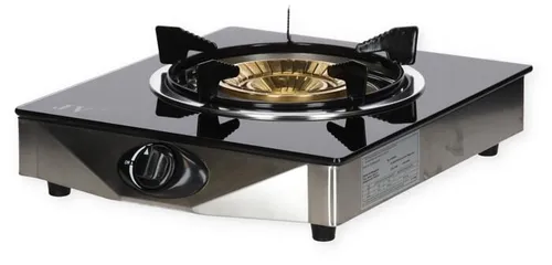 JV Propangaskocher, 1-flammig, 50mbar, mit Glasplatte