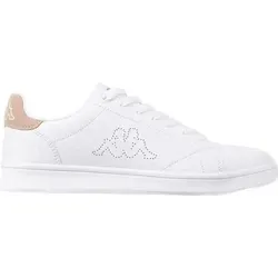 Kappa Schuhe Limit, 2430491042 - Weißer Halbschuh für Damen, ideal für den Sommer, mit bequemen Schnürverschluss für optimalen Halt und Style.
