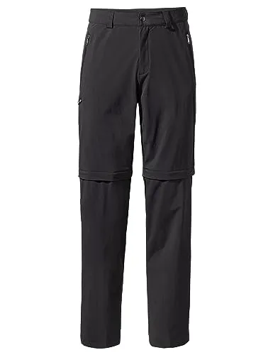 Vaude Farley Stretch Zip-Off II Herren Outdoorhose - Schwarz - Größe 48 - Wanderhose mit abnehmbaren Beinen, ideal für wechselhaftes Wetter und maximale Bewegungsfreiheit bei Outdoor-Aktivitäten.