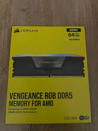CORSAIR Vengeance RGB DDR5 64 GB Kit in schwarz von Corsair