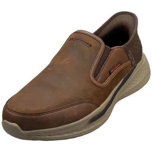 Skechers Herren Sneakers, Größe 46 EU - Herren-Sneaker aus glattem Leder, perfekt für stilvolle Freizeitlooks und hohen Tragekomfort.
