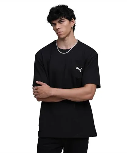 PUMA Herren Class Relaxed Pinnacle T-Shirt XL, Black