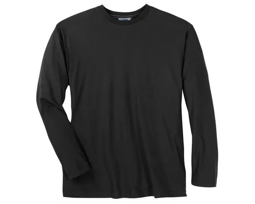 AHORN SPORTSWEAR Langarmshirt Basic Longsleeve XXL schwarz Ahorn Sportswear