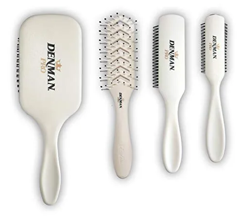 Denman - Borstelset - Wit