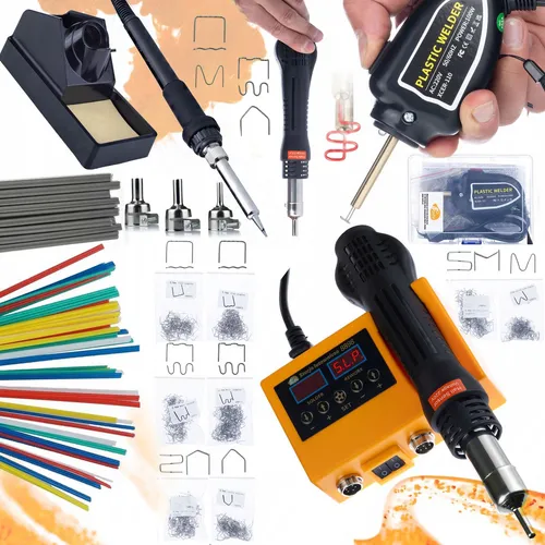 Set Lötstation 2in1 + Tacker – 660W | 100W | Kunststoffreparatur