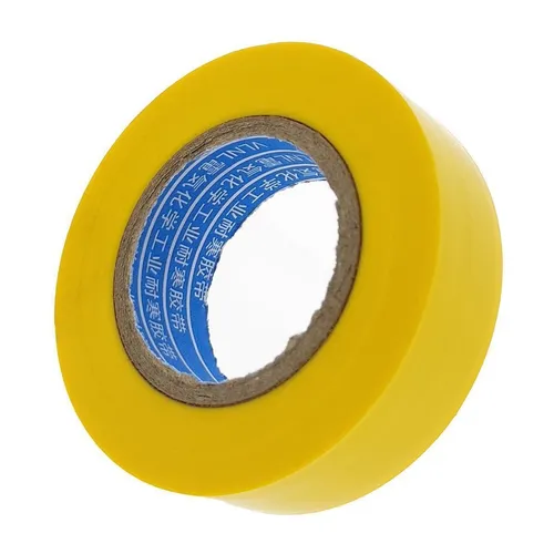 Isolierband 18mm x 15m Gelb Elektriker Klebeband PVC Kabel Isolation