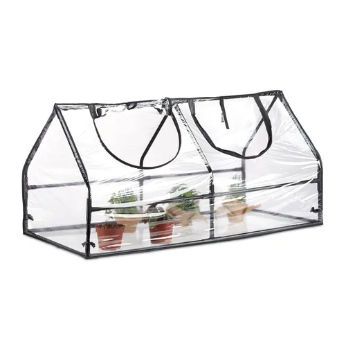 Gewächshaus Folie - Wetterfestes Pflanzenzelt - Garten-Zubehör für optimale Pflanzenanzucht, leicht und stabil mit transparentem PVC, ideal für Hobbygärtner und Pflanzenliebhaber.