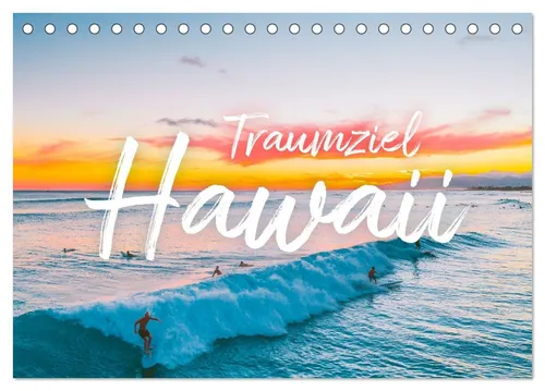 Produktbild CALVENDO Wandkalender Hawaii Traumziel (Tischkalender 2026 DIN A5 quer), CALVENDO Monatskale