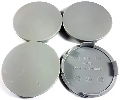 4X Nabendeckel 64mm Trägerkappe Nabenkappe N31G Grau