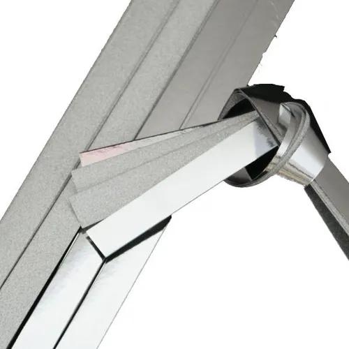 Fröbelsterne, Papierstreifen silber metallic/glitter, 20 Streifen, 25mm x 700mm