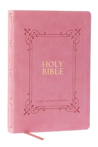 KJV Holy Bible: Large Print, Pink Leathersoft - Fundamentalismus: Mit 53,000 Center-Column Cross References und Comfort Print für ein angenehmes Leseerlebnis.