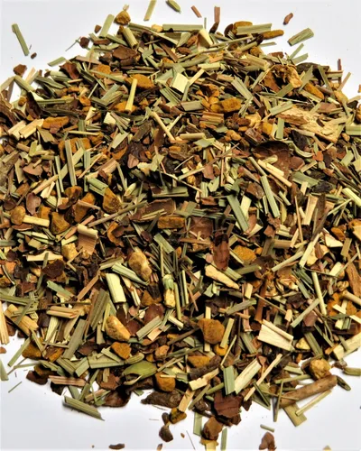  100g Kräutertee Goldener Kurkuma mit Ingwer 1kg=45,00€