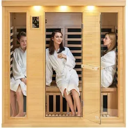 Produktbild VEVOR Ferninfrarot-Holzsauna für 3-4 Personen
