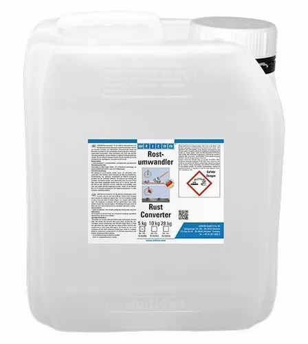 WEICON Rostumwandler 5 kg - Effektive Rostneutralisation - Rostlöser & Rostumwandler, neutralisiert Rost zuverlässig und schafft eine stabile Basis für Oberflächenbeschichtungen.
