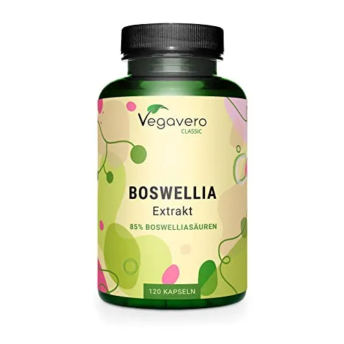 Produktbild Vegavero Weihrauchkapseln hochdosiert | Premium Extrakt 15:1 | 100% Boswellia Serrata