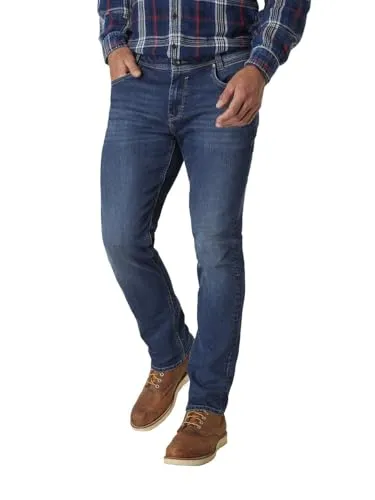 PADDOCK'S Regular Straight Fit Jeans Ben - Herren Jeans in gerader Form mit bis zu 2% Stretchanteil für optimalen Tragekomfort, ideal für Schule, Arbeit oder Freizeit.