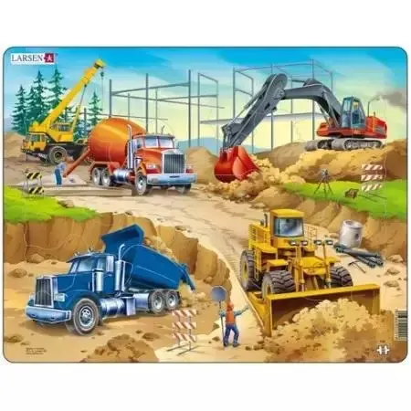 Układanka Puzzle budowlane Maxi Larsen 7023852117835 von Larsen