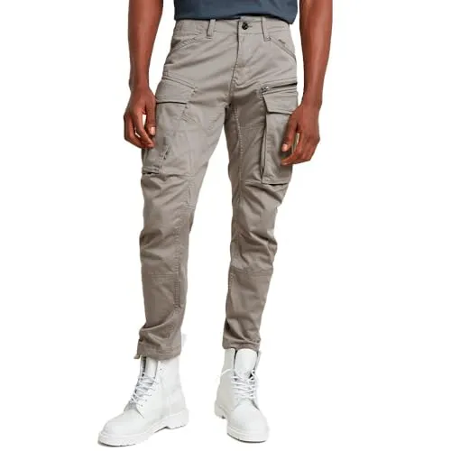 G-STAR Herren Rovic Zip 3D Regular Tapered Pants - Wanderhosen mit praktischem Reißverschluss und verstellbarem Beinsaum, ideal für aktive Outdoor-Abenteuer.